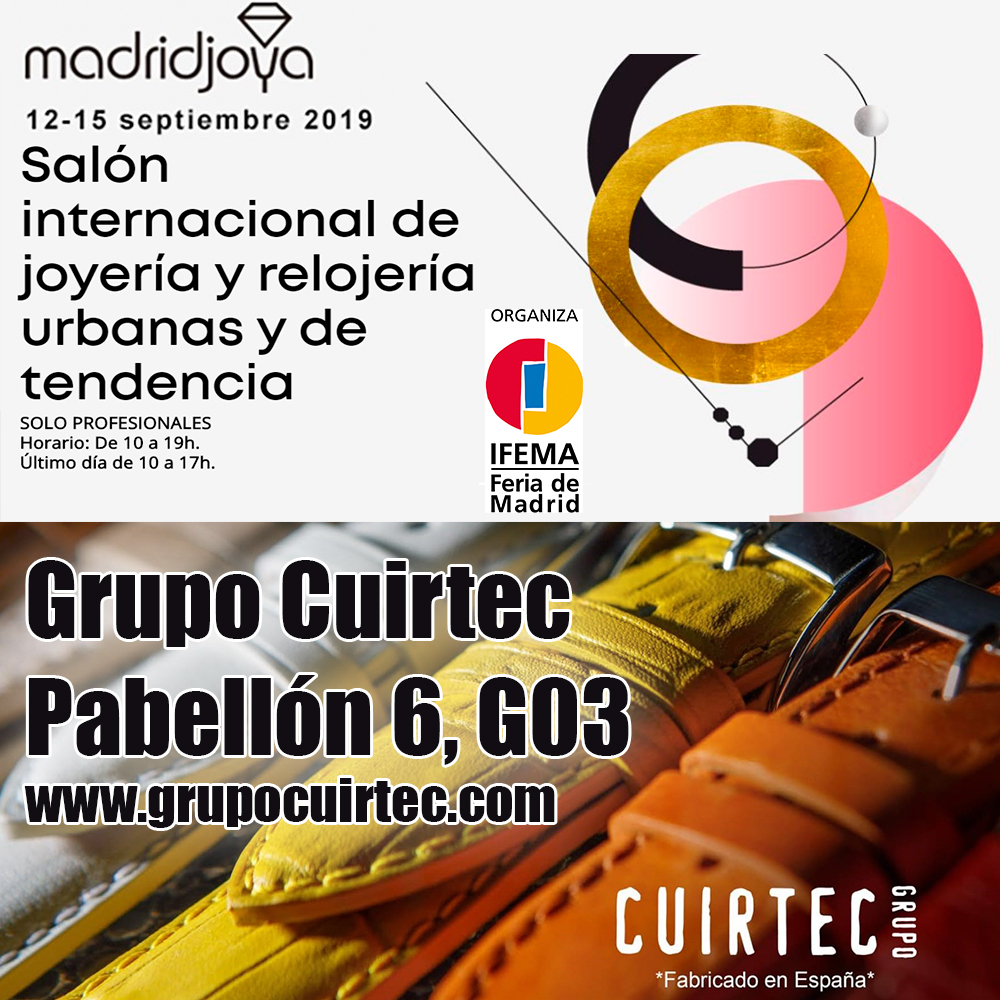 MadridJoya Grupo Cuirtec septiembre 2019